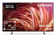 Samsung OLED 4K S85D Fernseher 55 Zoll, Samsung TV mit Neural Quantum 4K AI Gen2 Prozessor, OLED HDR, Contour Design, 4K Upscaling, Smart TV, KI TV, G