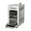 tepro Steakgrill Toronto, Keramikgrill-Infrarot Brenner / Gasgrill mit 3 kW Leistung, max. 800 Grad Gas, Piezozündung, Maße ca. 23 x 56 x 40,5 cm, Sil