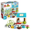 LEGO 10986 DUPLO Ma Ville La Maison Familiale sur Roues, Jouet Éducatif, Set de Camping, Briques, Figurines, Jouet Voiture pour Garçons et Filles 2 An