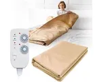 Infrarood Deken - tot 55° - 180x220cm - Infrarooddeken - Afstandsbediening - Infraroodtherapie - Fibromyalgie - Warmte Deken - Pijnverlichting - Elekt