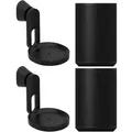 Sonos Stereo Set - mit 2 Era 100 und Wandhalterung Paar - Schwarz