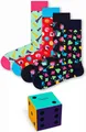 Happy Socks Sokken Game Night Gift Box Blauw Maat:36-40