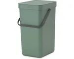 Brabantia Sort & Go Prullenbak - 12 liter - Fir Green