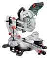 metabo KGSV 254 MC Afkortzaag, 1450 W, 254 mm zaagblad, met trekfunctie, led-zaaglijn, variabel toerental, aan beide zijden kantelbaar, compact, exact