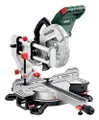 metabo KGSV 216 MC Afkortzaag, 1200 W, 216 mm zaagblad, met trekfunctie, led-zaaglijn, variabel toerental, aan beide zijden kantelbaar, compact, exact