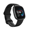 Google Fitbit Versa 4 – Smartwatch Damen / Herren – Fitness-Tracker mit integriertem GPS und Telefonfunktion, 6 Tage Akkulaufzeit, 40+ Trainingsmodi –