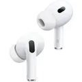 Apple AirPods Pro (2. Gen. 2023) mit MagSafe Case (USB-C) In-Ear-Kopfhörer (Active Noise Cancelling (ANC), Freisprechfunktion, Transparenzmodus, kompa