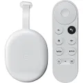 Google Chromecast met Google TV (HD) sneeuw, stream entertainment via afstandsbediening met spraakherkenning op je tv, films en series bekijken, 1 stu