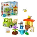 LEGO DUPLO Town Imkerei und Bienenstöcke - Lernspielzeug ab 2 Jahren mit 2 Figuren, Bienen und LKW - Geschenk zum Geburtstag für Kleinkinder, Mädchen 