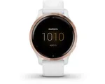 Garmin Venu 2s Health Smartwatch - Amoled touchscreen - Stappenteller - 5ATM Waterdicht - Rose gold/Wit