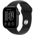 APPLE Watch Series 12 GPS 42mm Black Aluminium Case with Black Sport Band - M/L