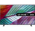 LG 43UR75006LK Smart 4K Ultra HD HDR LED TV, Silver/Grey