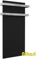 Alkari Metaal infrarood Handdoek Droger met RF remote, ITC sturing | badkamerverwaming | zwart | 800 Watt | 60 x 120 cm