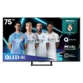 Hisense 75A7Q QLED Smart TV 75 inch, zachte IA-bewegingen, Dolby Vision, Dolby Atmos, geïntegreerde subwoofer, plus speelmodus, AI sportmodus, Bluetoo
