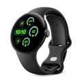 Google Pixel Watch 3 (41 mm) – Android-smartwatch met hartslagmeting, geavanceerd hardlopen vanaf Fitbit, fitness-inzichten, 24-uurs batterij – matzwa