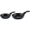 Westinghouse Koekenpannenset Black Marble - ø 20 en 24 cm - Inductie en alle andere warmtebronnen