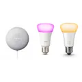 Google Nest Mini (Gen. 2) + Philips Hue White &amp; Color Ambiance E27 Bluetooth + White Ambiance E27 Lamp