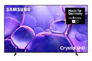 Samsung Crystal UHD U8079F 4K 75 Zoll (189 cm) LED Fernseher, Optimiert für Fussball und Gaming, Crystal Prozessor 4K, SmartThings, AI Upscaling, Knox