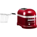 KitchenAid Toaster Artisan 5KMT2204ECA Liebesapfel Rot, 2 kurze Schlitze, fu00fcr 2 Scheiben, 1250 W, mit Sandwichzange