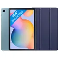 Samsung Galaxy Tab S6 Lite 64GB Wifi Blauw + Just in Case Tri-Fold Book Case Blauw