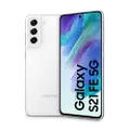 Samsung Galaxy S21 FE 5G Smartphone Android 128GB SIM Free Display 6,4 Zoll Dynamic AMOLED 2X, 3 Rückkameras, Weiß [italienische Version]