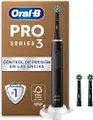 Oral-B Pro Series 3 Elektrische Zahnbürste — Electric Toothbrush, Inkl. 3 Aufsteckbürsten — 3 Putzmodi, Zahnbürste Elektrisch, Designed by Braun, Schw