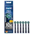 Oral-B Pro Cross Action Zwart Opzetborstels, Set Van 6