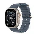 Apple Watch Ultra 3 GPS + Cellular, Cassa 49 mm in titanio naturale con Cinturino Ocean blu salmastro