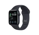 APPLE Watch SE (2022) &#8211; Midnight with Midnight Sports Band, 40 mm, Black