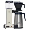 Moccamaster KBGT, Kaffeemaschine mit Thermoskanne, Filterkaffeemaschine, Off-White, 1.25 Liter, Farbe