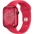 Montre intelligente Apple Watch Series 8 GPS &#8211; 45mm &#8211; Boîtier (PRODUCT)RED Aluminium &#8211; Bracelet (PRODUCT)RED Sport Band &#8211; Regu