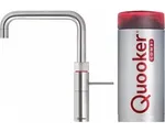Quooker Fusion Square Kokendwaterkraan met Combi+ Reservoir 22+FSRVS, RVS