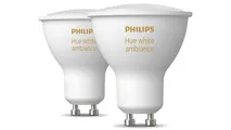 Verlichting Philips Hue White And Color Gu10 Duo Pack &#8211; 5 x 5.7 cm
