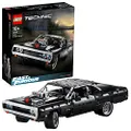 LEGO 42111 Technic Fast & Furious Dom's Dodge Charger, Toy Racing Car Model Building Kit, Iconic Collector's Set Gift Idea for Kids, Boys & Girls