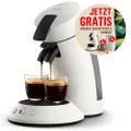 Philips Senseo Original Plus Kaffeepadmaschine – Coffee Boost Technologie, Kaffeestärkewahl, 0,7 L Wassertank, Direktstart- und Abschaltfunktion, Zwei