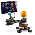 LEGO Technic Planet Earth and Moon in Orbit Model Building Set, Outer Space Toys for 10 Plus Year Old Kids, Boys & Girls, Solar System Toy for Imagina