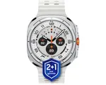 Samsung Galaxy Watch Ultra (2025) - Smartwatch - 47mm - E-simkaart - Titanium White + 1 jaar extra garantie