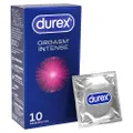 Durex - Condooms Orgasm Intense - Met Ribbels - Tintelend Effect - 10 Stuks