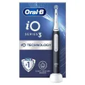 Oral-B iO3 elektrische tandenborstels volwassenen, Moederdag geschenken voor haar/hem, 1 tandenborstelkop, 3 modi met tanden bleken, 2 Pin UK Plug, zw