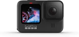 GoPro HERO9 Black - wasserdichte Action-Kamera mit Front-LCD und Touch-Rückbildschirmen, 5K Ultra HD Video, 20MP Fotos, 1080p Live-Streaming, Webcam, 
