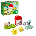 LEGO 10949 DUPLO Town Les Animaux de la Ferme Jouet pour les Bébés de 2 ans et plus, avec des Figurines animaux de la ferme