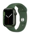 Apple Watch Series 7 GPS, boîtier Aluminium Vert 45mm avec Bracelet Sport Trèfle