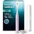 Philips Sonicare Elektrische Zahnbürste Series 3100, mit Drucksensor, 3 Intensitätsstufen, inkl. Reiseetui und Ladegerät