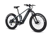 moma bikes Elektrische MTB Fatbike, E-Fat 26 "PRO, Shimano Altus 8 Gänge, Hydraulische Scheibenbremsen, Batterie Ion Lithium integriert und abnehmbar 