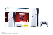 Playstation Sony, Pack 5 Édition Standard + Jeu Marvel's Spiderman 2 (Code de Téléchargement), Fourni avec 1 Manette Sans Fil DualSense, Couleur : Bla