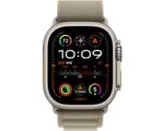 Apple Watch Ultra 2 - GPS + Cellular - 49mm - Titanium Case with Olive Alpine Loop - Medium�