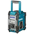 Makita MR003GZ Accu-bouwplaatsradio Auxiliary Zwart, Turkoois