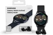 Galaxy Watch Active2 Aqua Black (44mm) &amp; Galaxy Buds+ Black