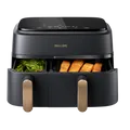 Philips 3000 Series Dual Basket Airfryer Zwart