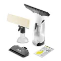 Kärcher accu-raamstofzuiger WV 2 Plus N, batterijduur: 35 min, LED-laadstatusindicator, 2 zuigmonden, spuitfles met microvezelafdekking, 20 ml raamrei